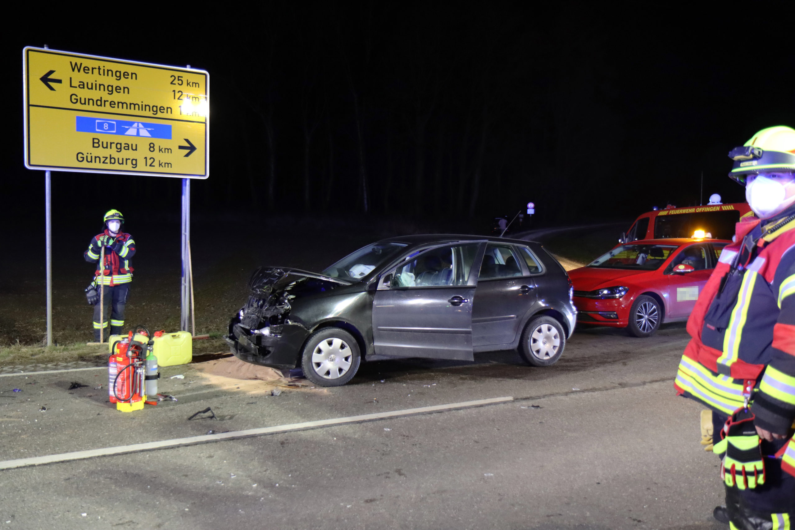 Unfall St2025 Offingen Gundremmingen