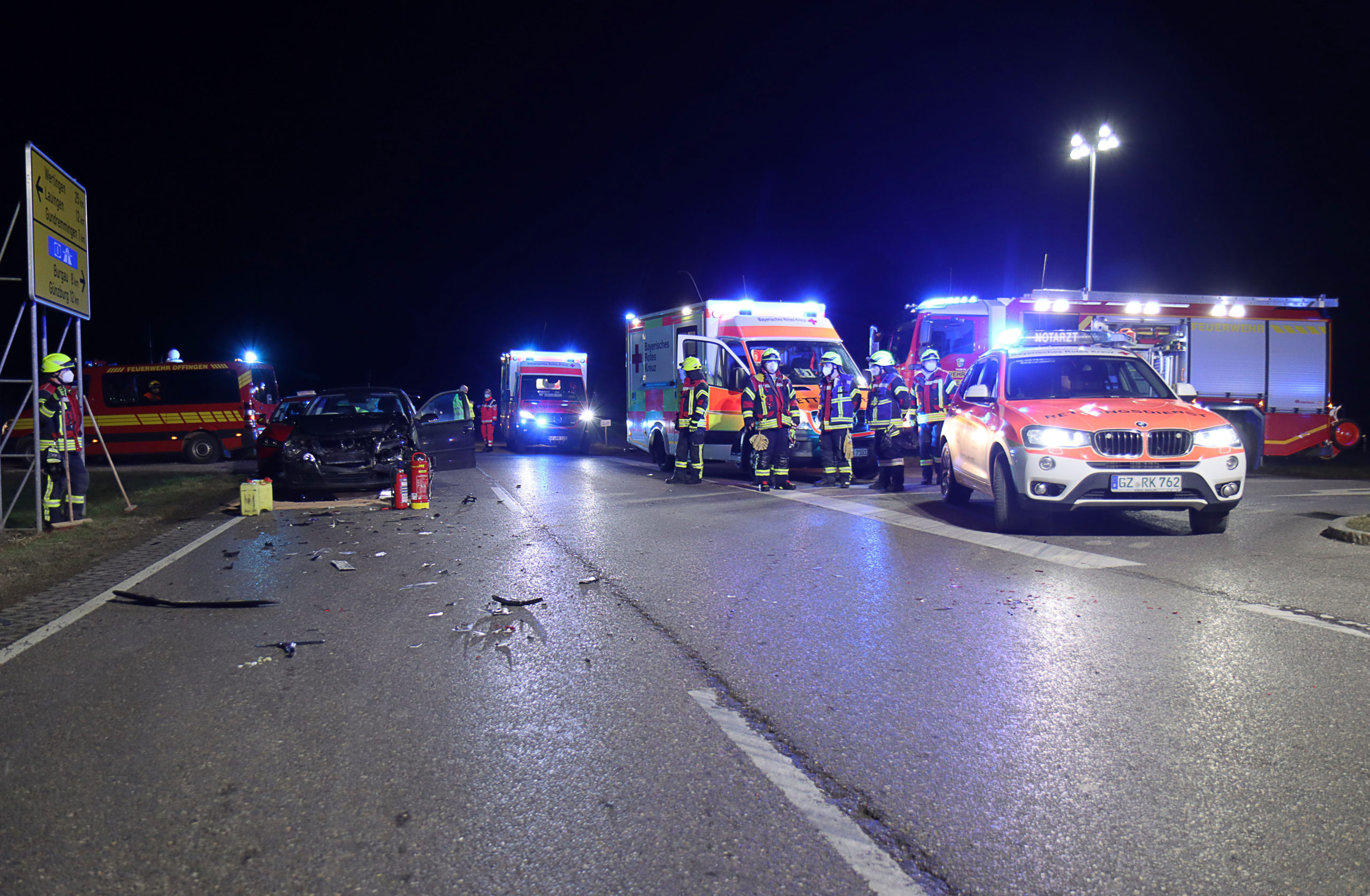 Unfall St2025 Offingen Gundremmingen