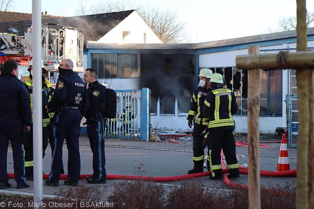 Brand Bärenkeller Autowerkstatt