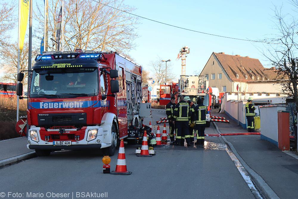 Brand Bärenkeller Autowerkstatt