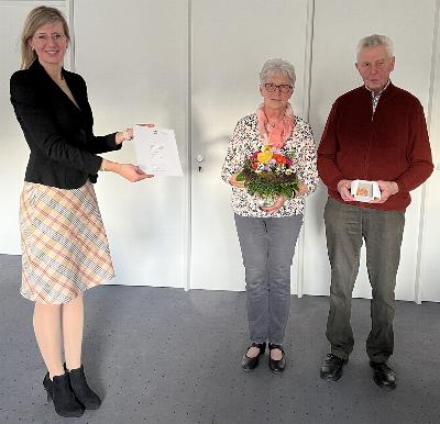 Bürgermedaille Anni und Karl Goggele