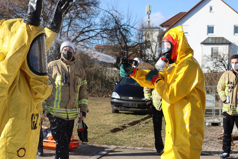 CSA-Lehrgang Feuerwehr Ichenhausen