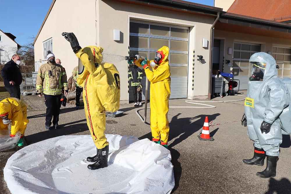 CSA-Lehrgang Feuerwehr Ichenhausen