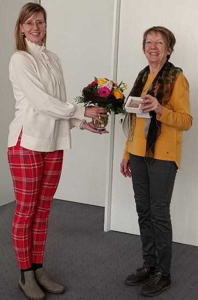 Ehrenmedaille für Pflege für Marieluise Polte