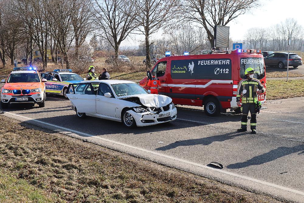 Günzburg Auffahrunfall 12022022