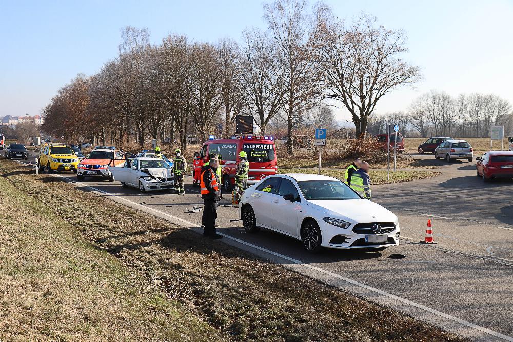 Günzburg Auffahrunfall 12022022