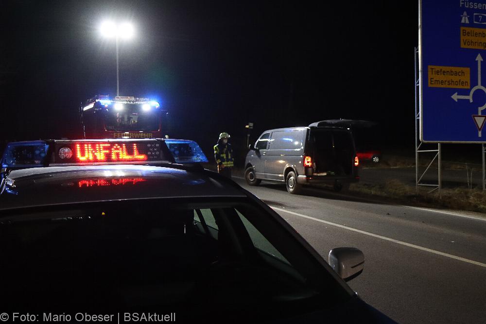 Pkw erfasst Fussgänger Weißenhorn NU14