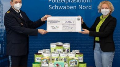 Polizei Schwaben Nord Spendenuebergabe 2022
