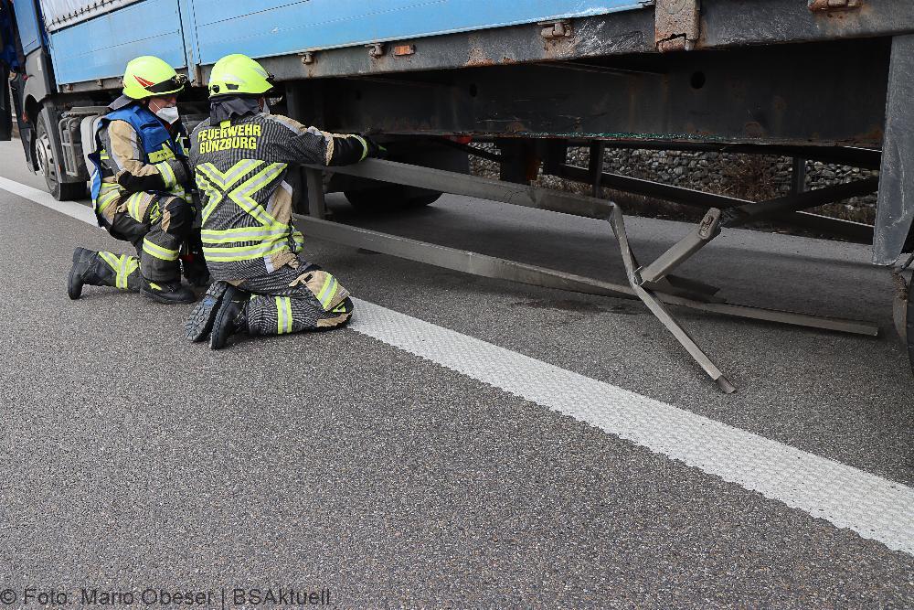 Unfall A8 Günzburg-Leipheim