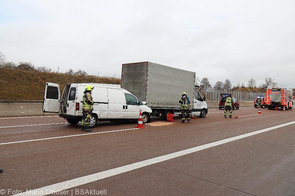 Unfall A8 Unterknöringen