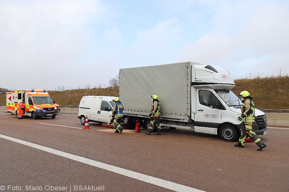 Unfall A8 Unterknöringen