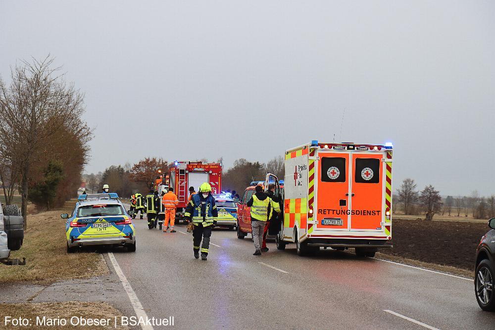 Unfall Lauingen - Frauenriedhausen 16022022