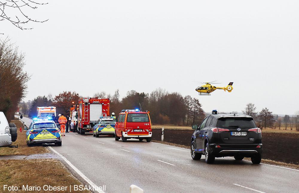 Unfall Lauingen - Frauenriedhausen 16022022