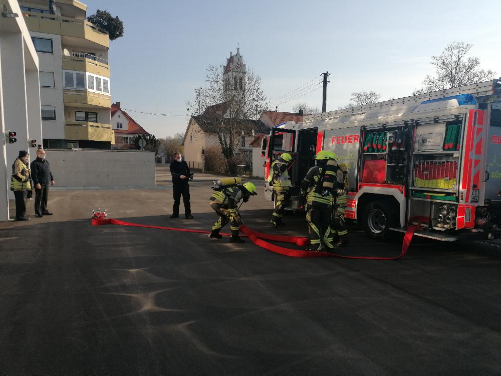 Atemschutzlehrgang Feuerwehrt Günzburg 0322