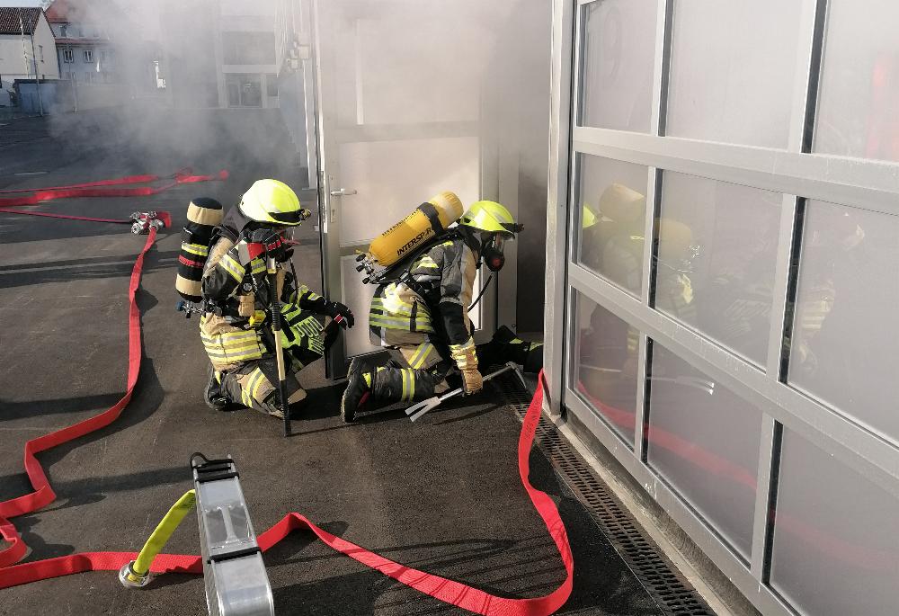 Atemschutzlehrgang Feuerwehrt Günzburg 0322