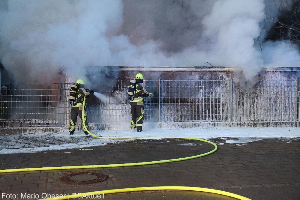 Brand Gartenhütte Günzburg