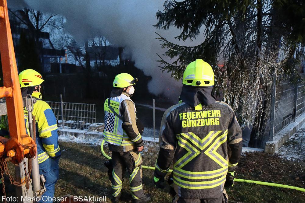 Brand Gartenhütte Günzburg