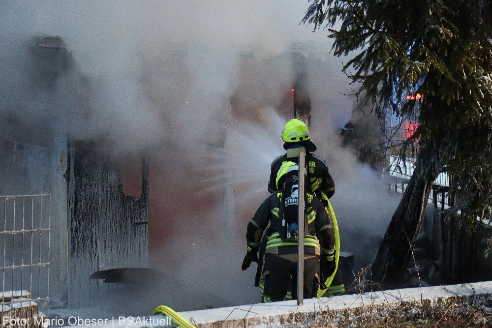 Brand Gartenhütte Günzburg