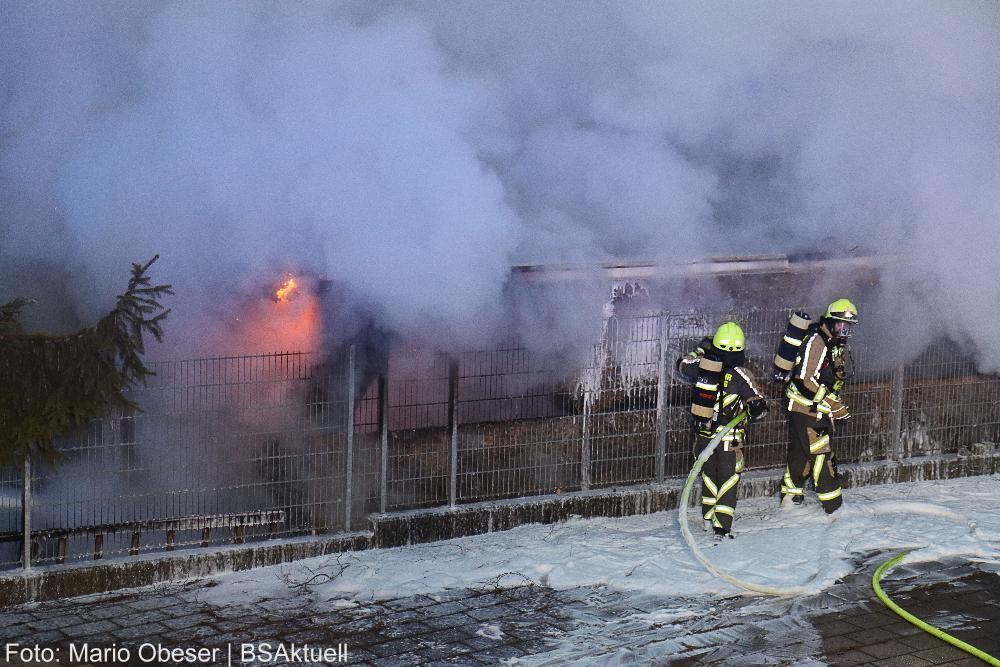 Brand Gartenhütte Günzburg
