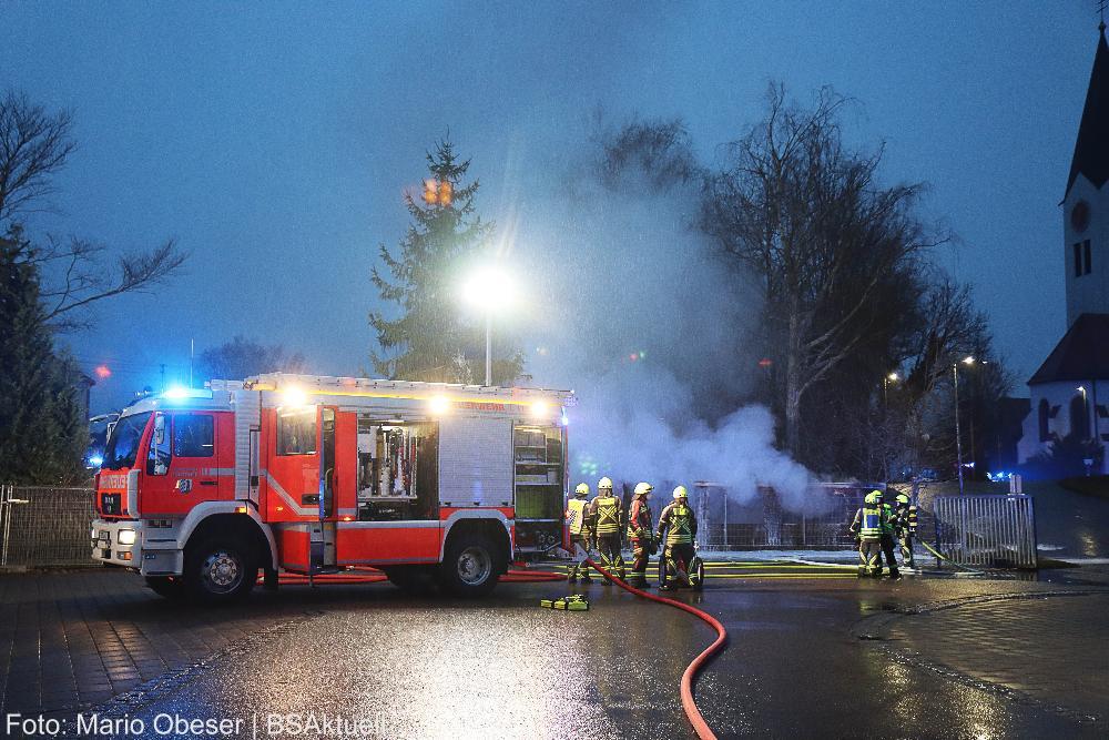 Brand Gartenhütte Günzburg