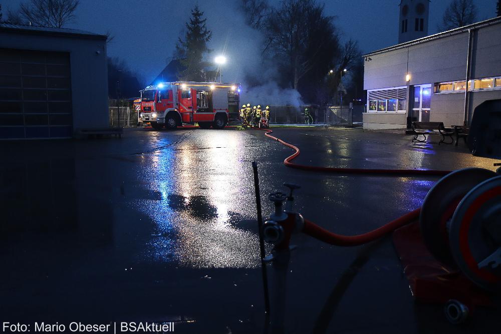 Brand Gartenhütte Günzburg