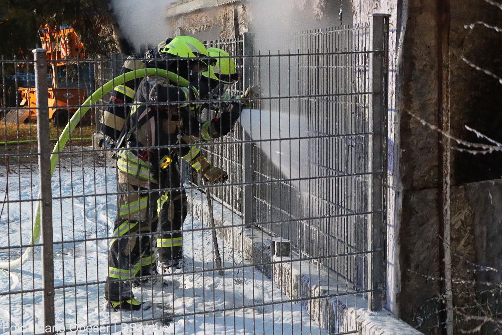 Brand Gartenhütte Günzburg