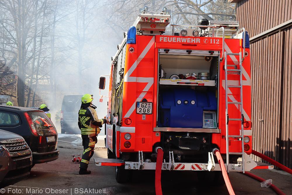 Brand Günzburg Fahrzeug