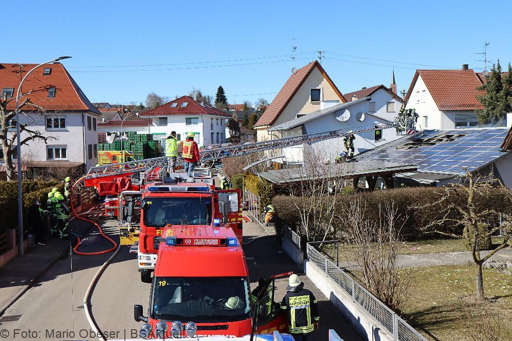 Brand Niederstotzingen Solaranlage