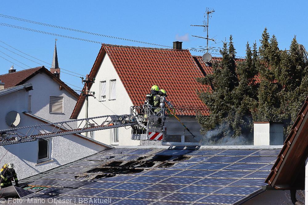 Brand Niederstotzingen Solaranlage