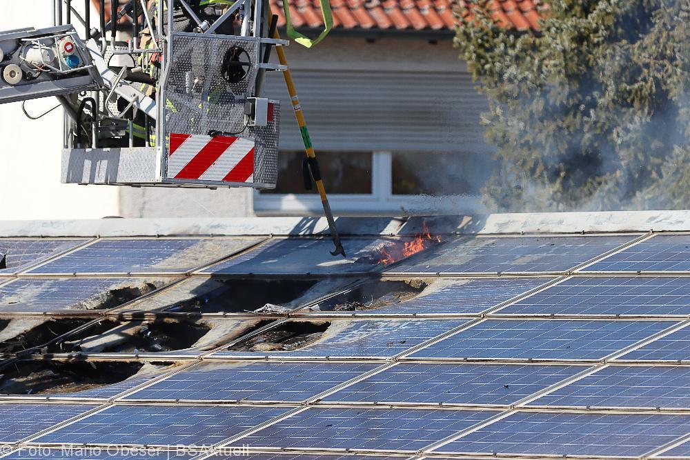 Brand Niederstotzingen Solaranlage