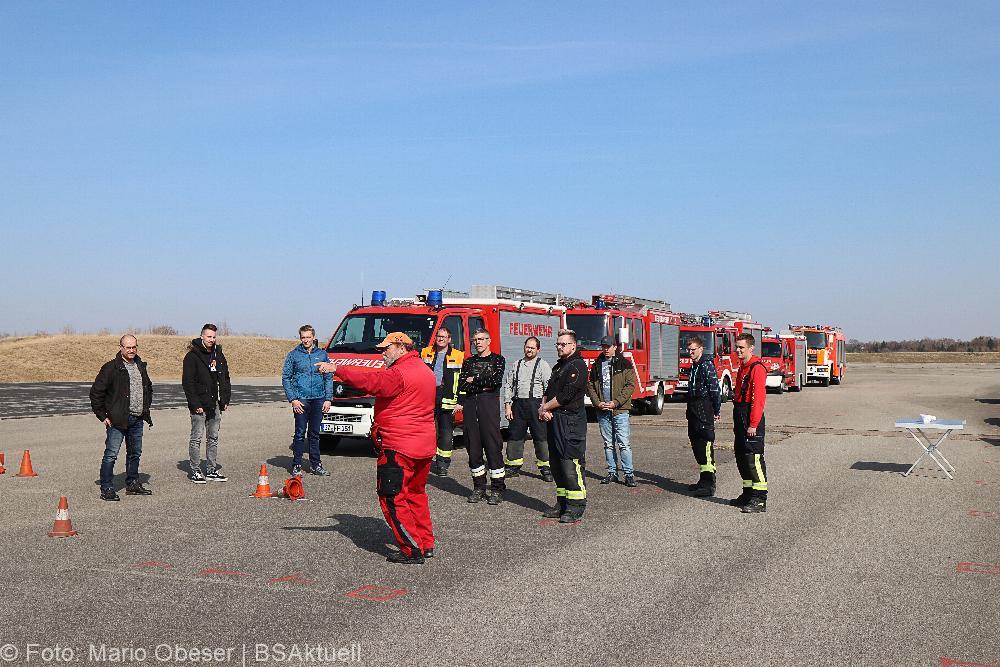 Feuerwehren in Leipheim Fahrsicherheitstraining 2022