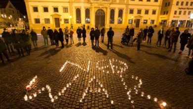 Greenpeace Mahnwache Augsburg