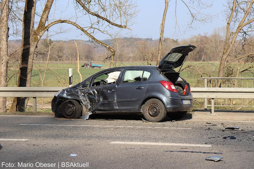 Unfall Premach Motorrad Pkw