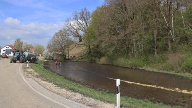 Gülle Biogasanlage Münsterhausen ausgetreten 15042022