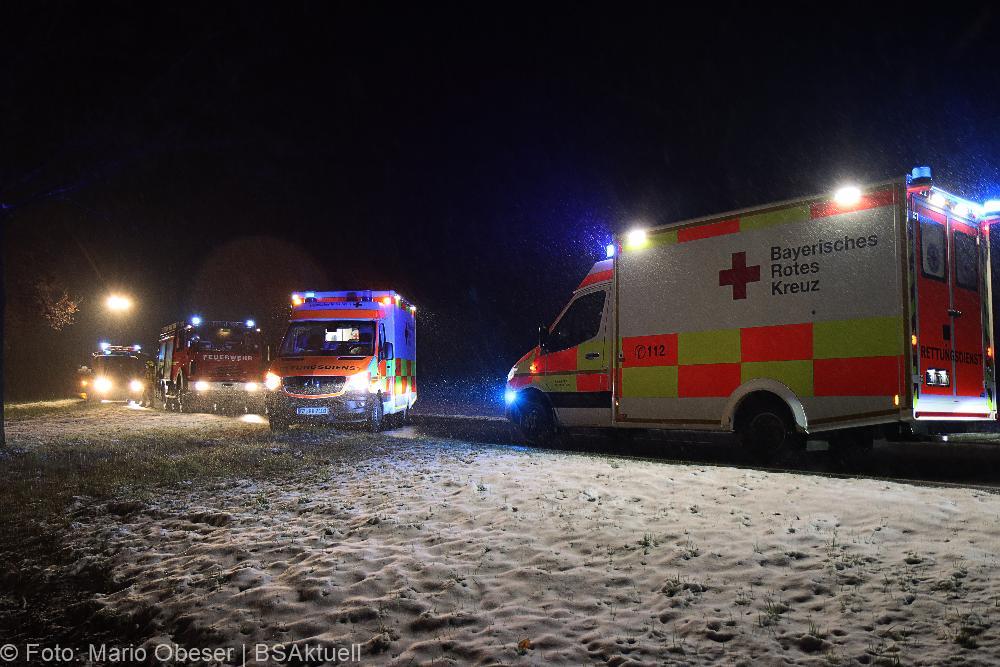 Unfall B16 Heubelsburg Ichenhausen 02042022
