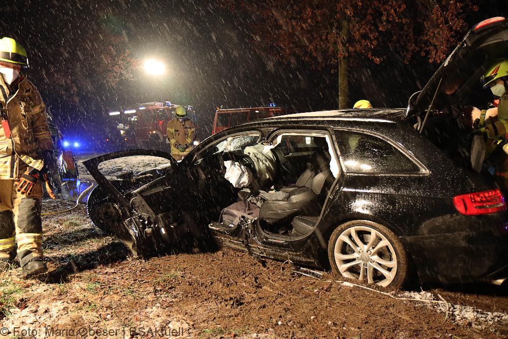 Unfall B16 Heubelsburg Ichenhausen 02042022