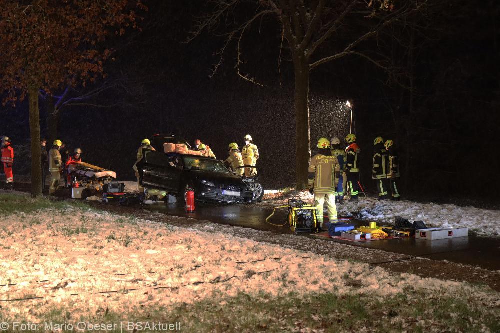 Unfall B16 Heubelsburg Ichenhausen 02042022
