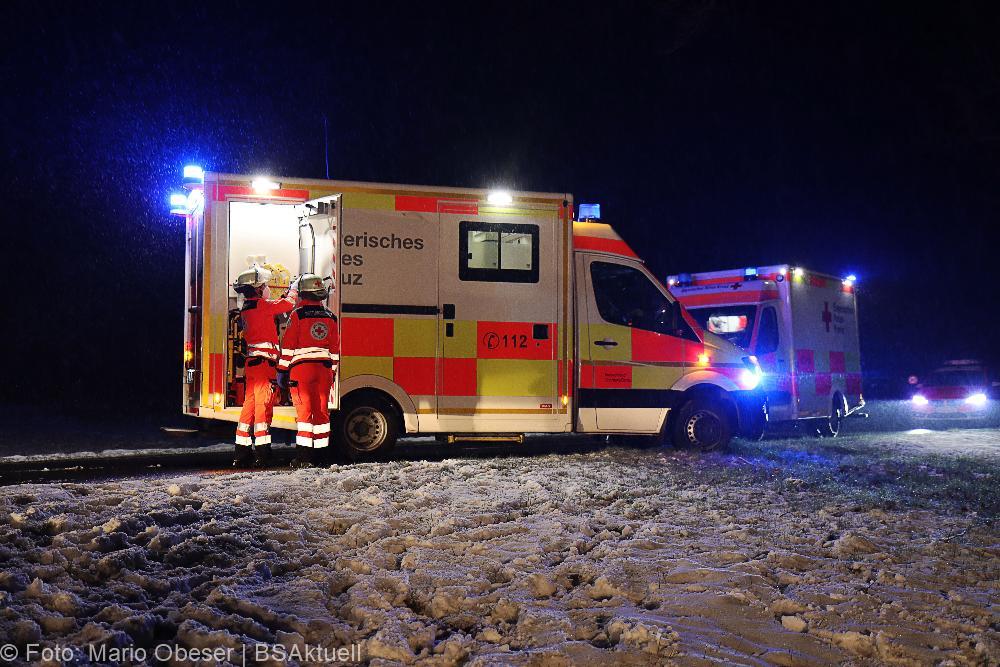 Unfall B16 Heubelsburg Ichenhausen 02042022