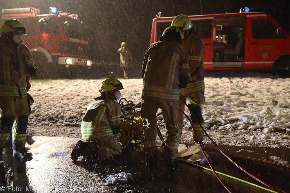 Unfall B16 Heubelsburg Ichenhausen 02042022