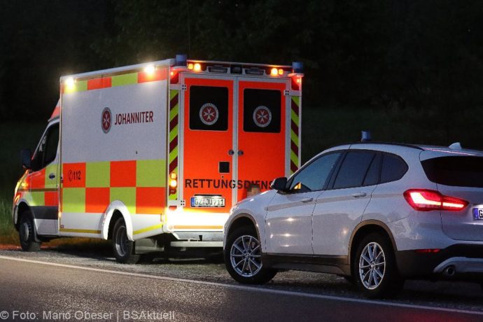 Einsatz Günzburg A8 B16 Person 11052022