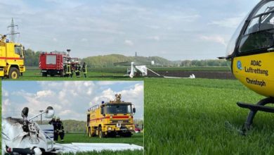 Flugzeug Unfall Augsburg 02052022
