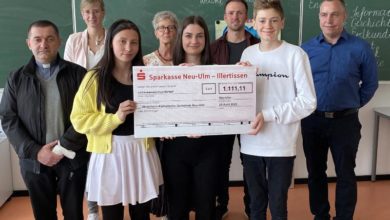 Karl-Salzmann-Mittelschule Pfuhl Spenden Ukraine.