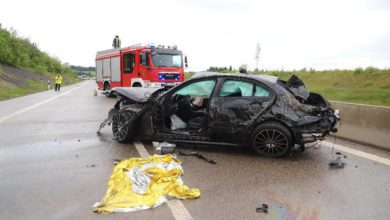 Unfall A7 Nesselwang Füssen 24052022