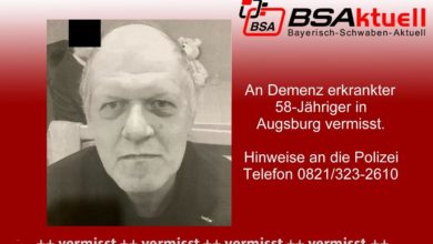 Vermisst Fischer Augsburg