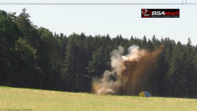 Sprengung Fliegerbombe Symbolbild