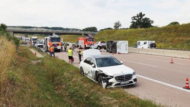 Unfall A8 Unterknöringen 29062022
