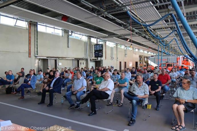 Dienstversammlung Feuerwehr Günzburg 05.07.2022