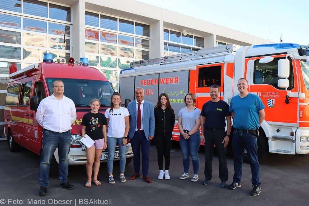Neuzugänge bei der Feuerwehr Günzburg