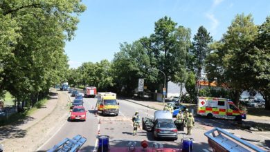 Unfall Ichenhausen B16 15072022