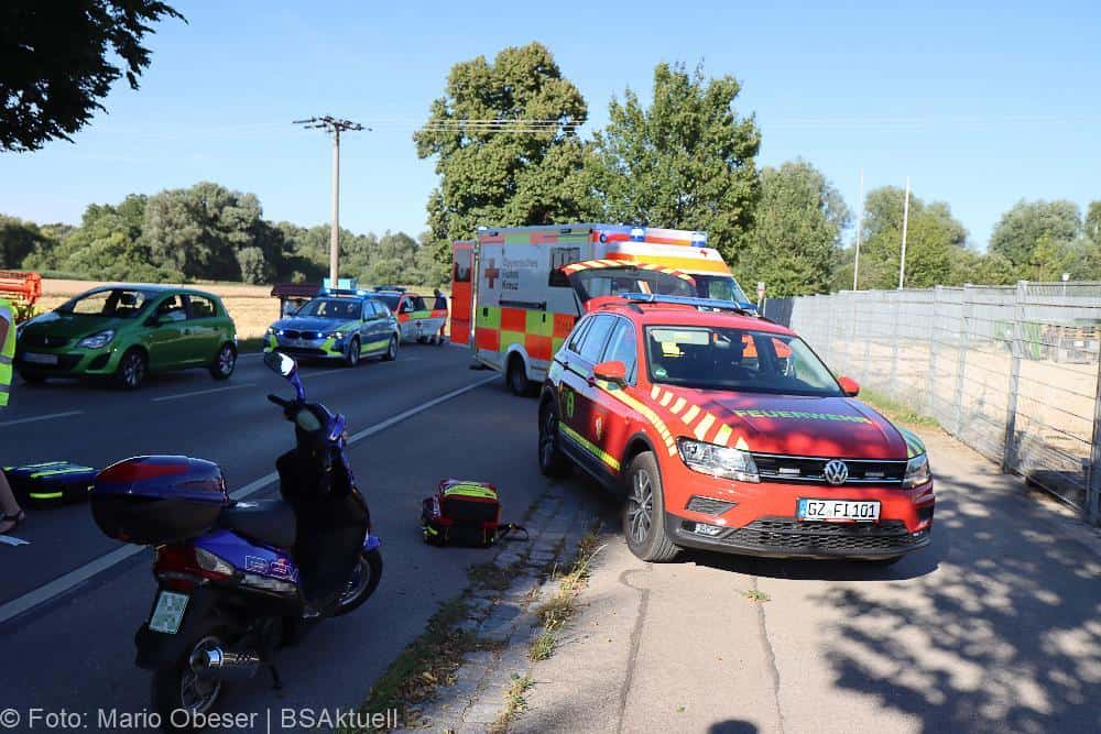 Unfall Roller Waldstetten 16072022